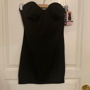 Slip dress strapless
